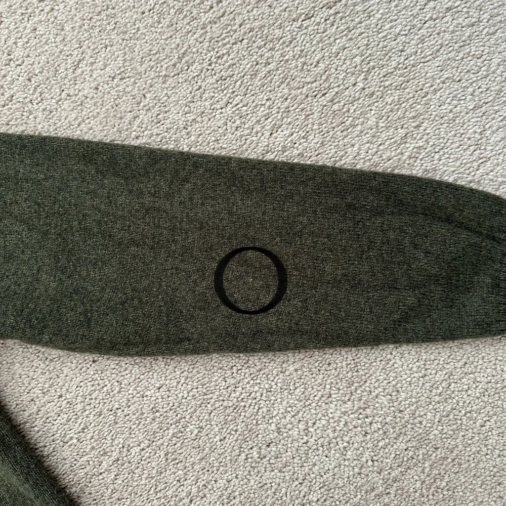 J. Crew Olive Green Crewneck Sweater In Super Soft Lambswool Blend